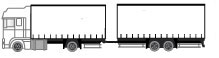 Spedition-barton Hängerzug