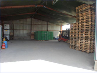 Spedition-Barton Lagerhalle